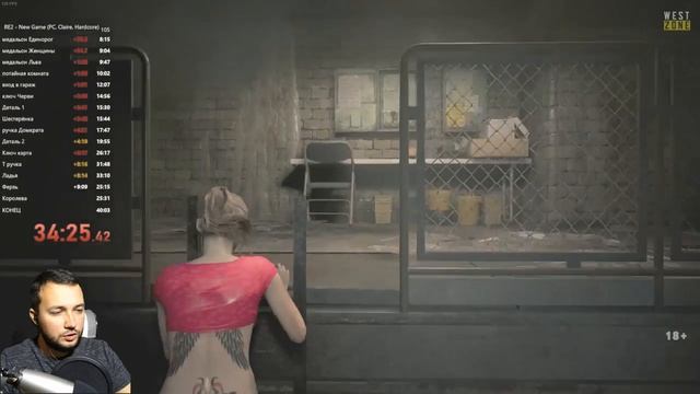 Resident Evil 2 Remake прохождение за час первый сценарий за Клэр