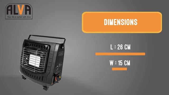 (CCR108) ALVA Outdoor Freestanding Canister Heater смотреть онлайн
