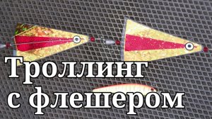 Троллинг с флешером. Финский залив.