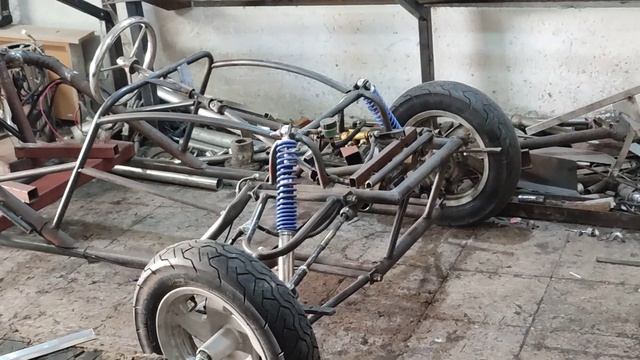 125cc Scooter Motorundan Buggy, Reverse Trike, Go Kart Chassis,Go Kart Frame (Part 1)