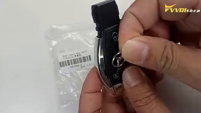Benz Smart Key Shell 3 button LOGO setting VVDISHOP смотреть онлайн