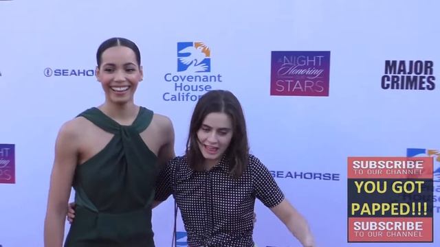 Ally Loannides and Madeleine Mantock arriving to the Covenant House Of California's Annual Fundrais смотреть онлайн