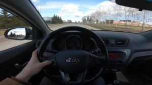 2014 KIA Rio 1.6 POV Test Drive