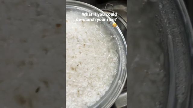 What if you could “de-starch” starchy food like your rice?🤯 смотреть онлайн