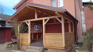 БЕСЕДКА СВОИМИ РУКАМИ В ОДИНОЧКУ