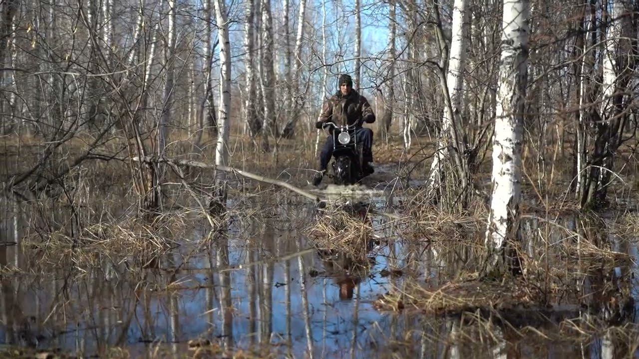 По грязи на внедорожном мотоцикле DraXter Profi смотреть онлайн