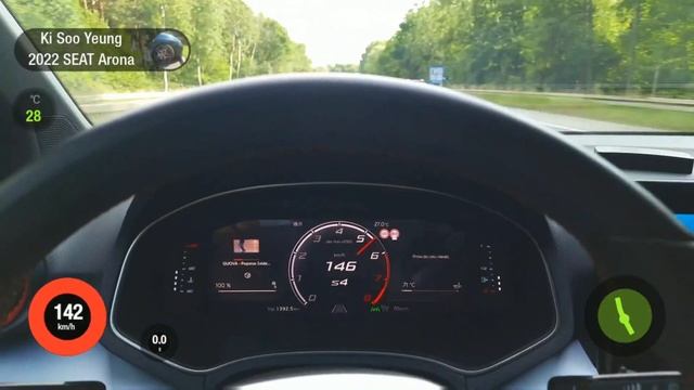 Test Przyspieszenia 100-150 Seat Arona FR 1.5 TSI смотреть онлайн
