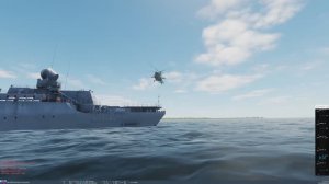 Посадка на РСНВ на крейсер