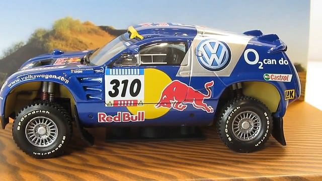 Volkswagen Race Touareg Rally Dakar 2005, Minichamps. Scale diecast model car 1:43. car fans смотреть онлайн
