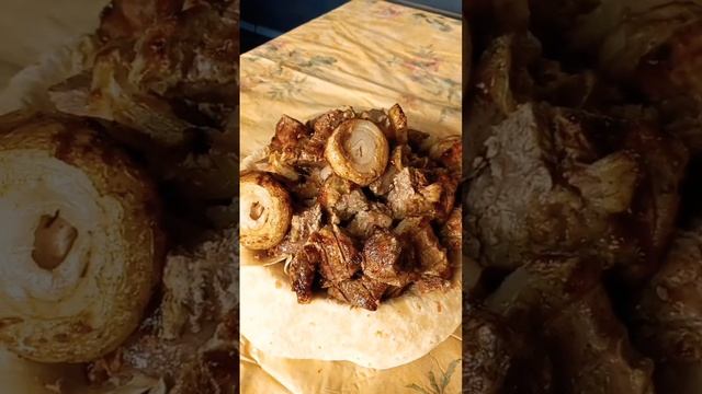 шашлик з лавашом