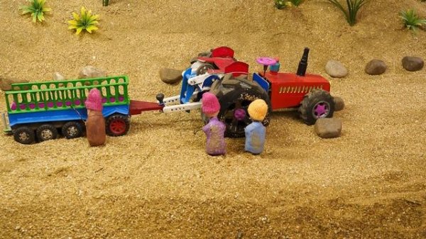 mini tractor with chaff cutter machine | diy mini tractor amazing scientific idea | science project