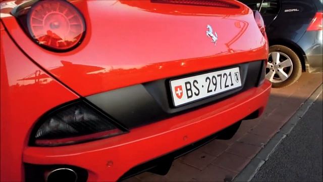 Ferrari California and Corvette смотреть онлайн