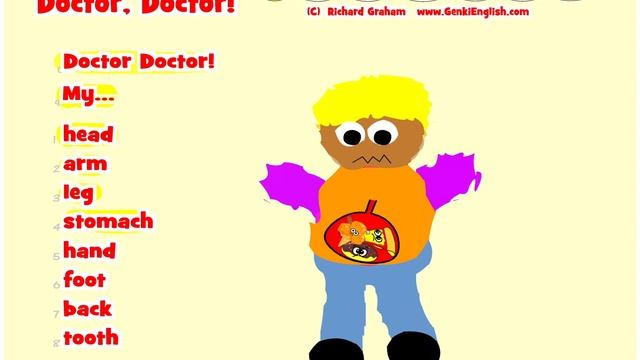 🥼Doctor, Doctor Flashcards by GenkiEnglish.com (1.4m views on Tik Tok!)