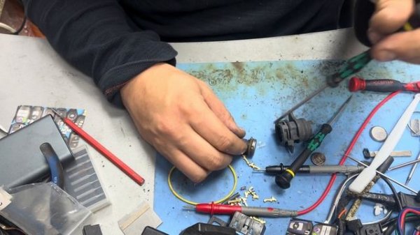 Ремонт дверной личинки Peugeot boxer