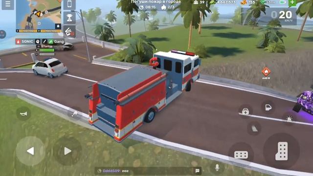 Flex City (Обновление 1.1.2) работы 2 час Пожарный работать деньги прохождение (android) #12