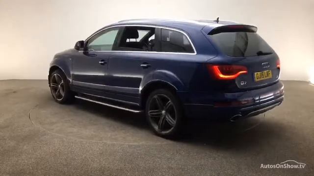 GJ15LBF AUDI Q7 TDI QUATTRO S LINE SPORT EDITION BLUE 2015, Reading Audi смотреть онлайн
