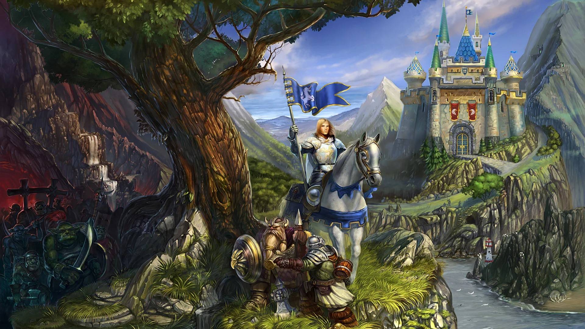 Игровой стрим King's Bounty The Legend, Raft