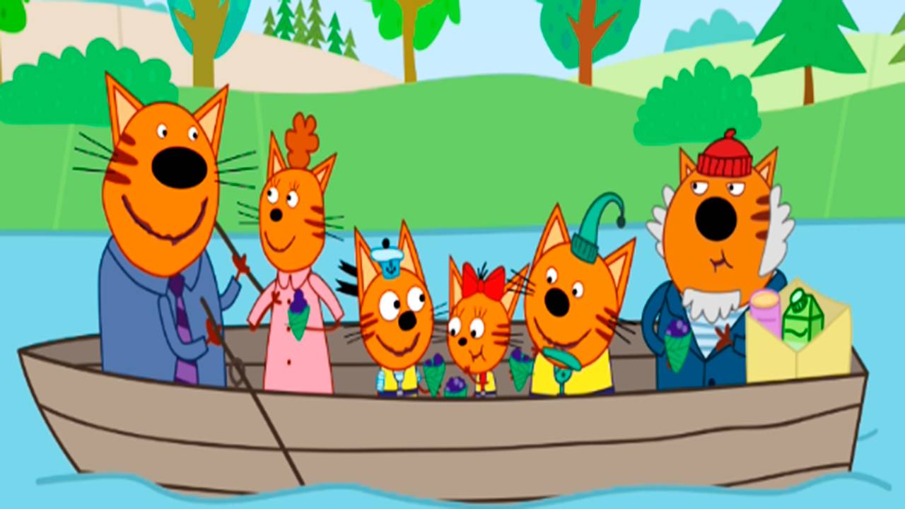 Развивающий мультфильм для детей "Пазлы" Познавательный мультик для малышей - Два кота и кошечка смотреть онлайн