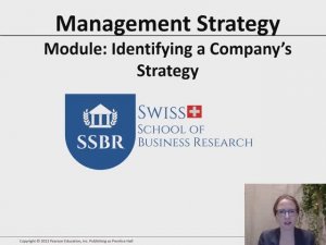Strategic Management 5 Identifying Strategy free MBA course