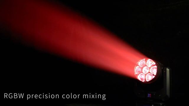 Best Cheap Moving Head Light Mini 7x40W LED Wash Zoom смотреть онлайн