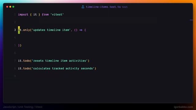 JavaScript Unit тестирование для новичков #13 - Тестирование функции updateTimelineItem