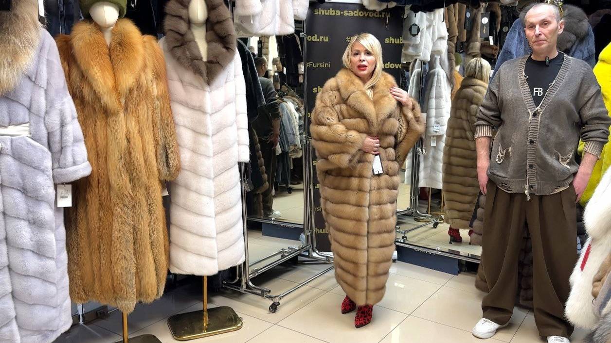 Фурсини. Новые модели шуб. Куница. Соболь. Норка. Каракульча до 70 размера.mp4 смотреть онлайн