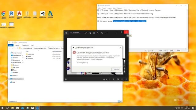 «Ошибка «Сетевая лицензия недоступна» [-8.544.0]» при запуске программного обеспечения Autodesk