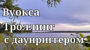 Вуокса. Троллинг с даунриггером.