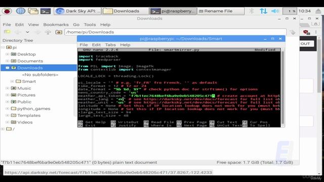 134 - Adding the API Token and Running the Application смотреть онлайн
