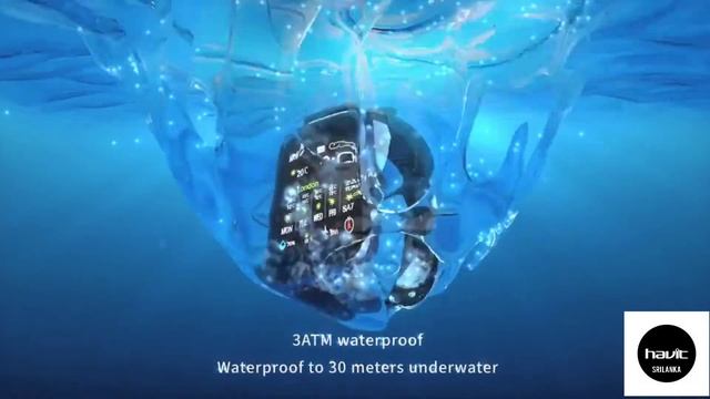 HAVIT H1103A Touch Screen Smart Watch ⌚ With 3 ATM Waterproof for Business,Sports.. смотреть онлайн