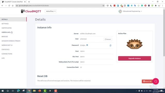 140 - Create mqtt server account смотреть онлайн