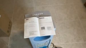Unboxing of Evaporative Air Cooler, 3-in-1 Portable Bladeless Cooling Fan, Humidification