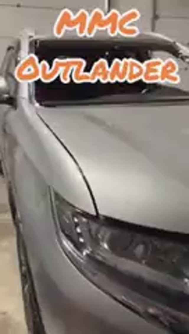 Меняем стекло на MMC Outlander