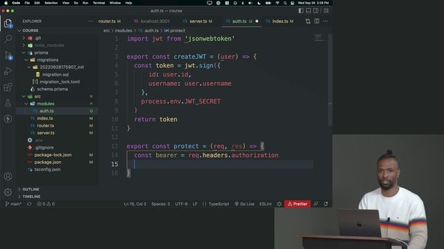 2. Protecting Routes смотреть онлайн