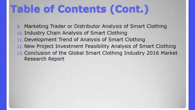 International Smart Clothing Industry: Market Analysis 2016 смотреть онлайн