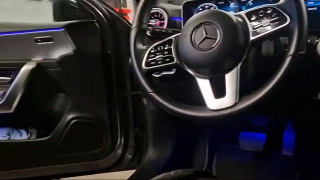 A Class w177/CLA W118 ambient lighting installed смотреть онлайн