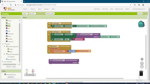 106 - Slider Application to Control Led Brightness смотреть онлайн