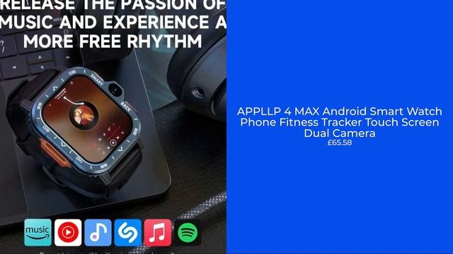 APPLLP 4 MAX Android Smart Watch Phone Fitness Tracker Touch Screen Dual Camera смотреть онлайн