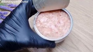 Диетический салат с консервированным тунцом