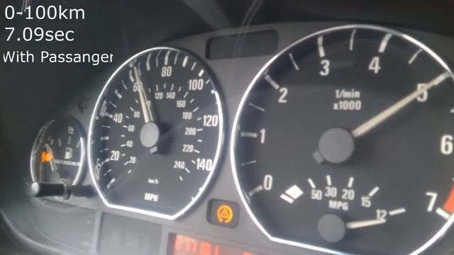 BMW 323 E46 MT Acceleration 0-100km 7 Sec смотреть онлайн