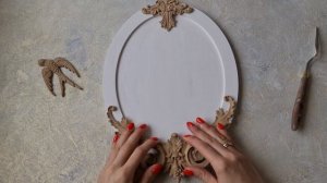 Скульптурная живопись "Шиповник и птичка" 1 урок