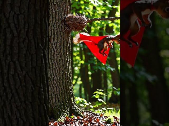 Super Squirrel's Nut Rescue Gone Wrong | Forest Fails смотреть онлайн