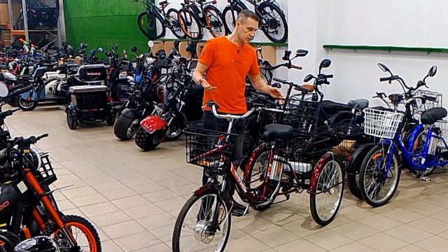 Трехколесный электровелосипед РВЗ «Чемпион»: комфорт и устойчивость для взрослых и пожилых людей смотреть онлайн