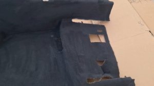 пол салона ковёр передний левый  туарег nf 18г