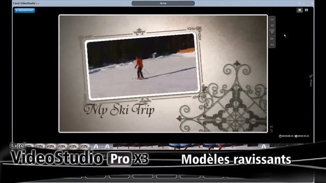 Corel VideoStudio Pro X3 : Démo Express Voyage de ski смотреть онлайн