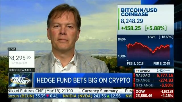 HEDGE FUNDS bet big on CRYPTO - CNBC Fast Money 02.08.18 смотреть онлайн