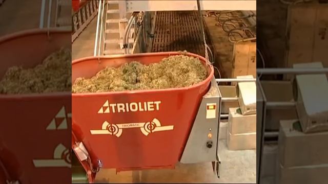 Автоматическое кормления коров на ферме, робот смеситель раздатчик кормов Колнаг видео смотреть онлайн