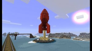 как построить ракету в майнкрафт