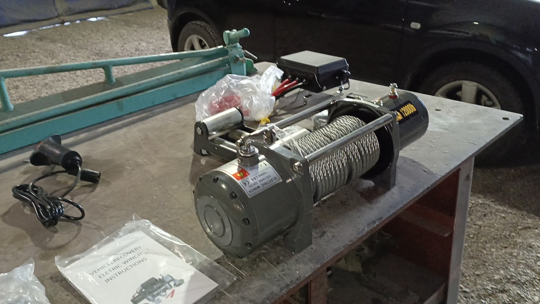 обзор лебёдки electric winch 12000 фунтов смотреть онлайн