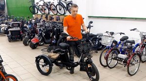 Электротрицикл Eltreco Porter Fat 500: мощный фэтбайк для дачи и бездорожья